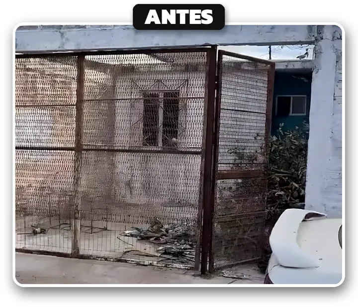 Fachada: antes de la remodelación