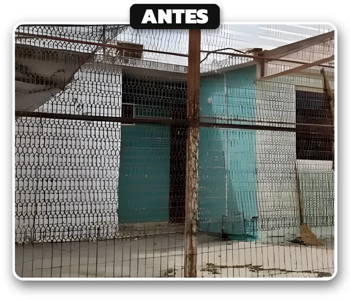 Fachada: antes de la remodelación