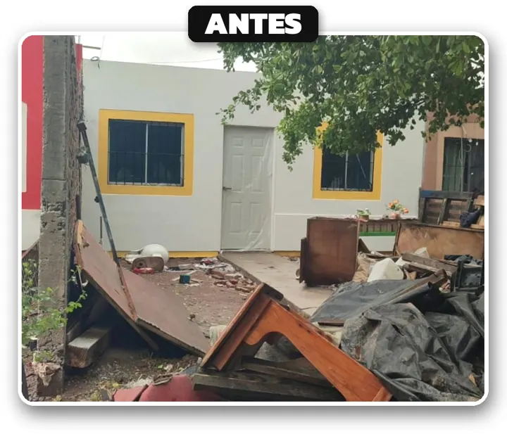 Fachada: antes de la remodelación
