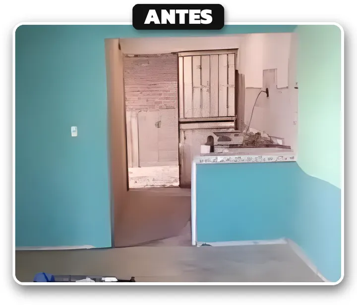 Cocina: antes de la remodelación