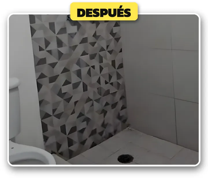 Baño: después de la remodelación